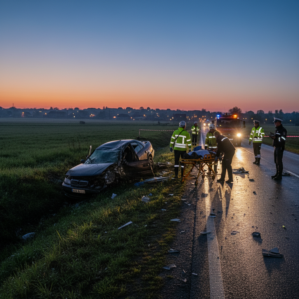 Bărbat de 38 de ani pierde viața în urma unui accident rutier în noaptea aceasta lângă Salonta