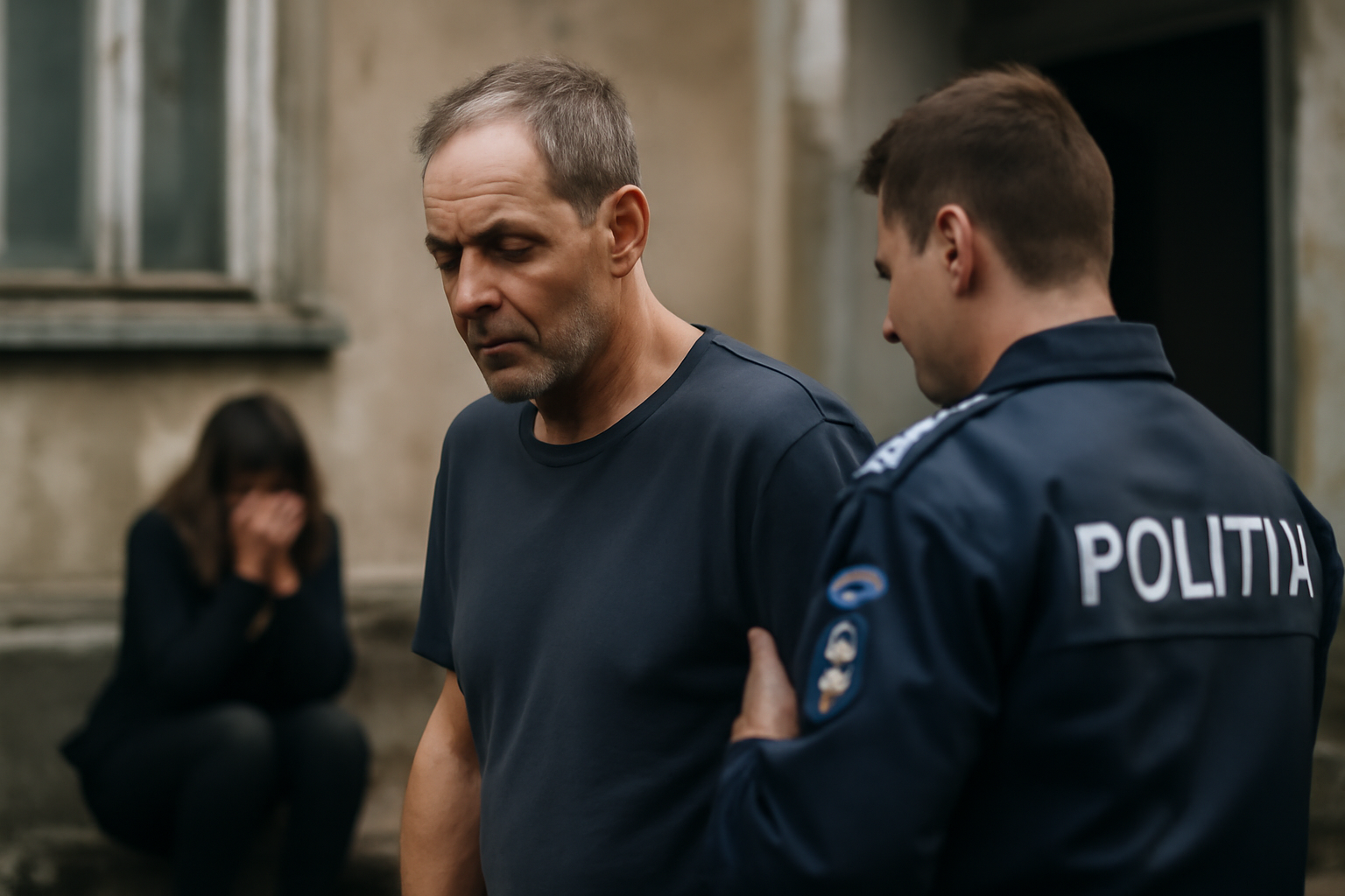 Bărbat recidivist de 57 de ani, arestat pentru că și-a agresat concubina cu pumnii și picioarele