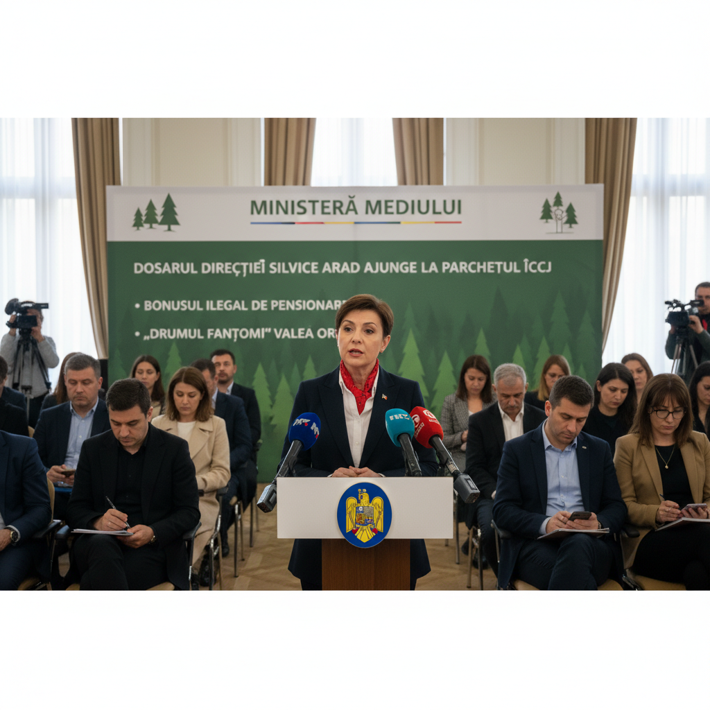 Dosarul Direcției Silvice Arad, trimis la Parchetul ÎCCJ – Bonusul ilegal de pensionare și drumul fantomă Valea Orbilor, principalele aspecte investigate