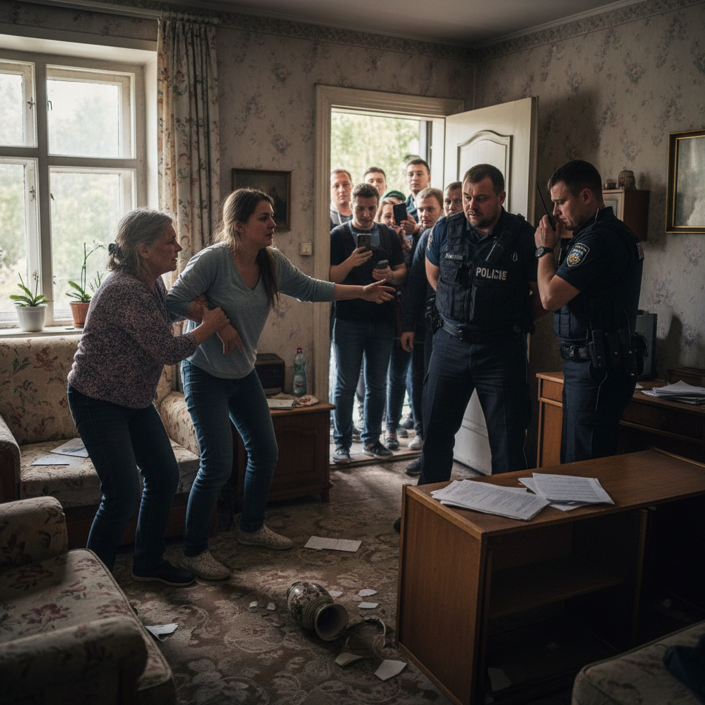 Femeie de 70 de ani agresată de fiul său, care a lovit și vecina intervenită