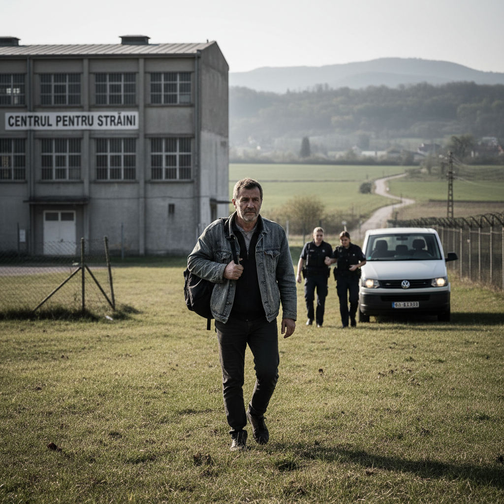 Georgianul fugit din Centrul pentru Străini de la Horia, expulzat din Germania după 15 ani de ședere