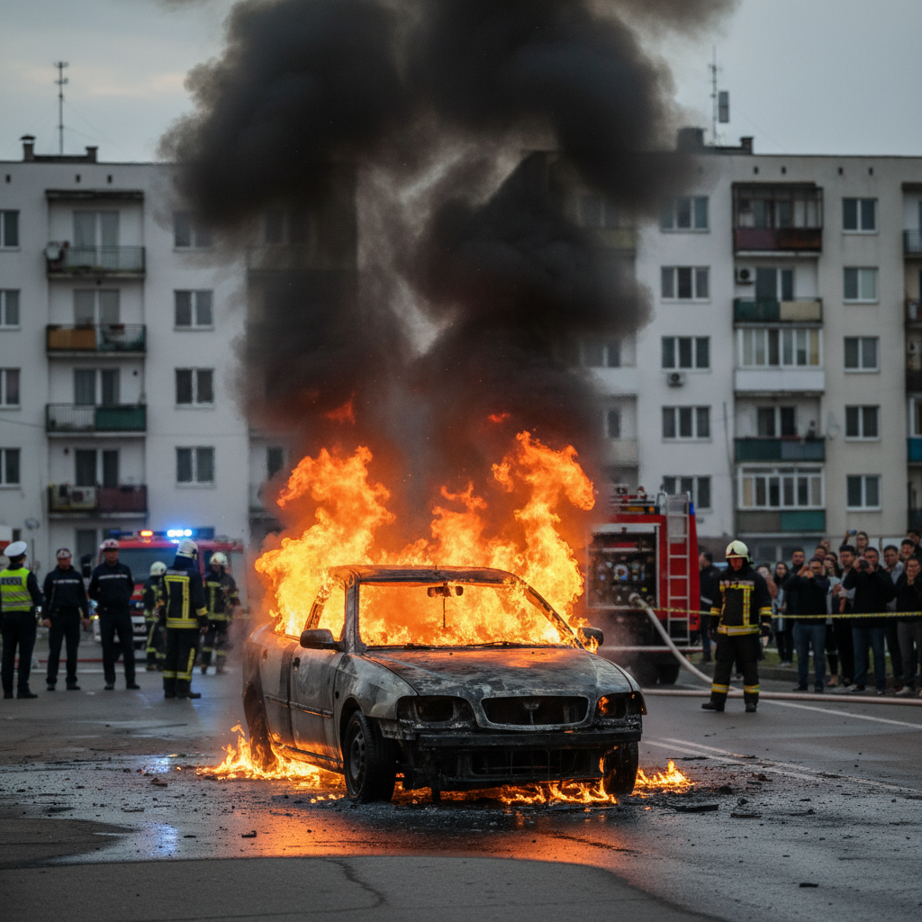 Intervenție rapidă a pompierilor