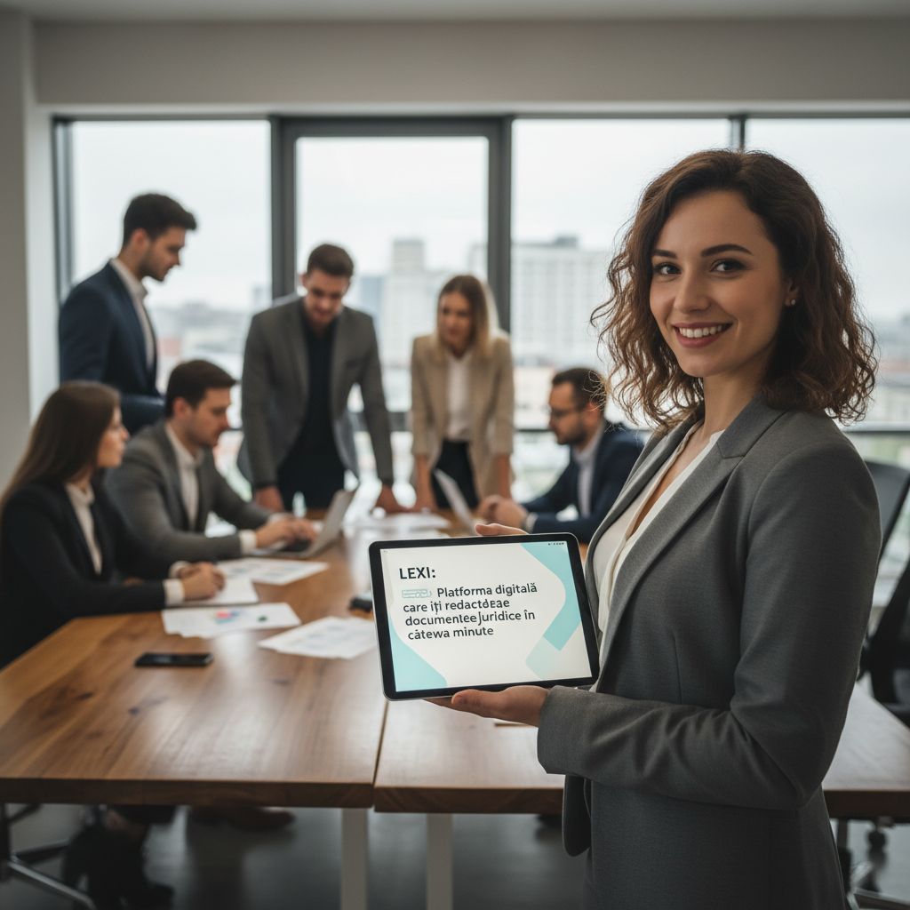 Platforma digitală locală pentru redactarea rapidă a documentelor juridice în doar câteva minute