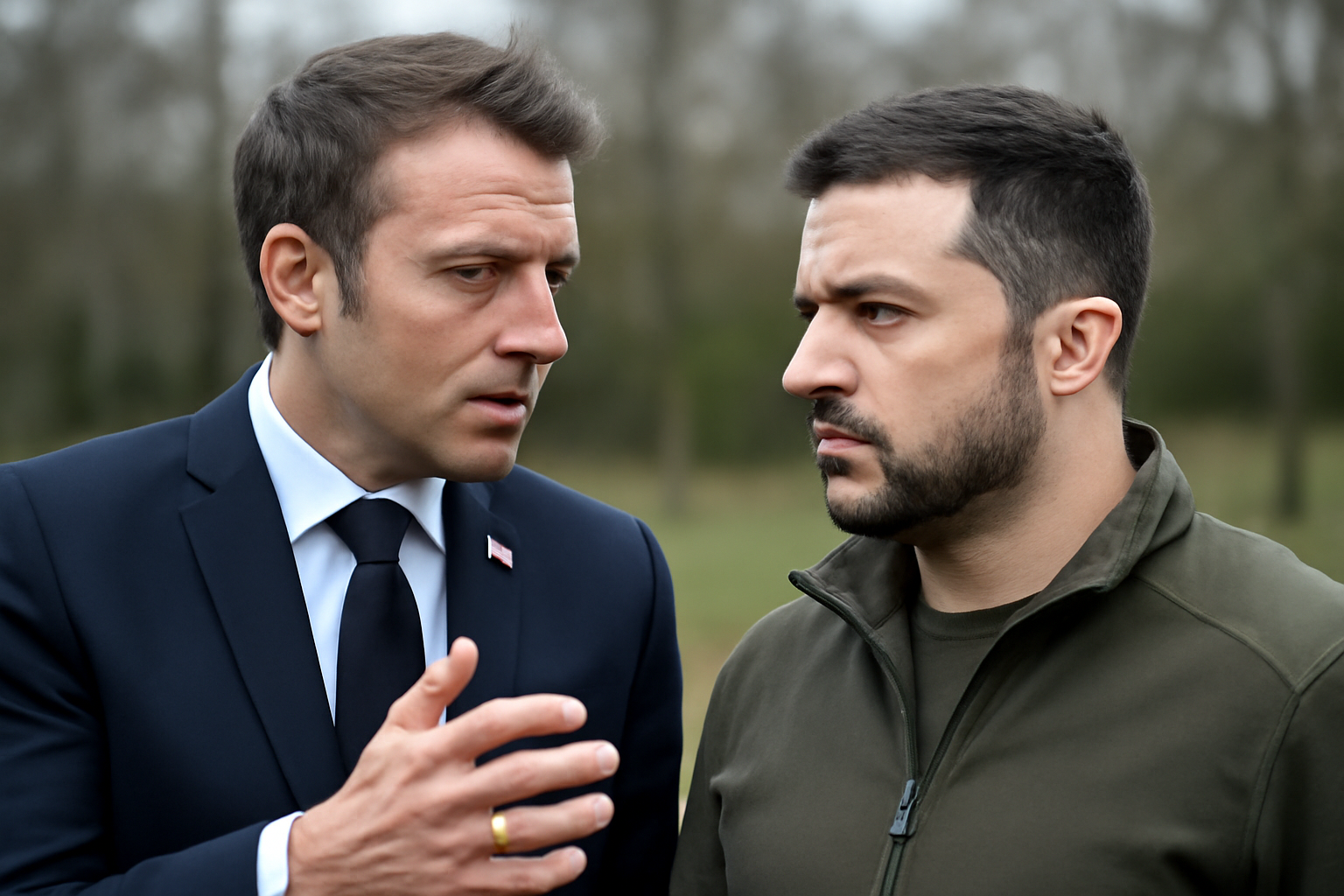 Președintele Macron îl avertizează pe Zelenski privind posibila trădare a SUA