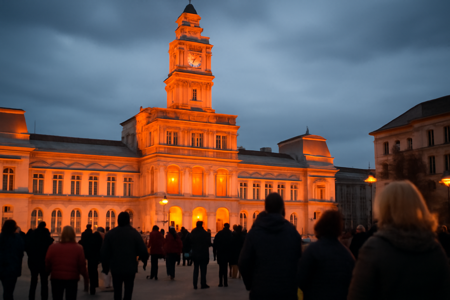 Primăria Aradului Aprinde Iluminatul Portocaliu de Ziua Internațională pentru Eliminarea Violenței împotriva Femeilor