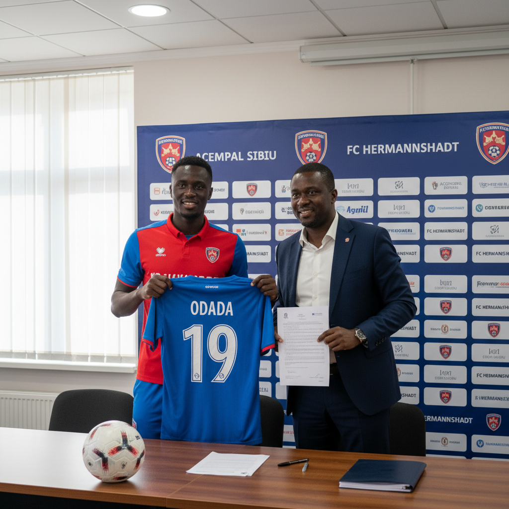 Richard Odada, legitimare și drept de joc asigurate la Hermannstadt pentru ziua sa aniversară