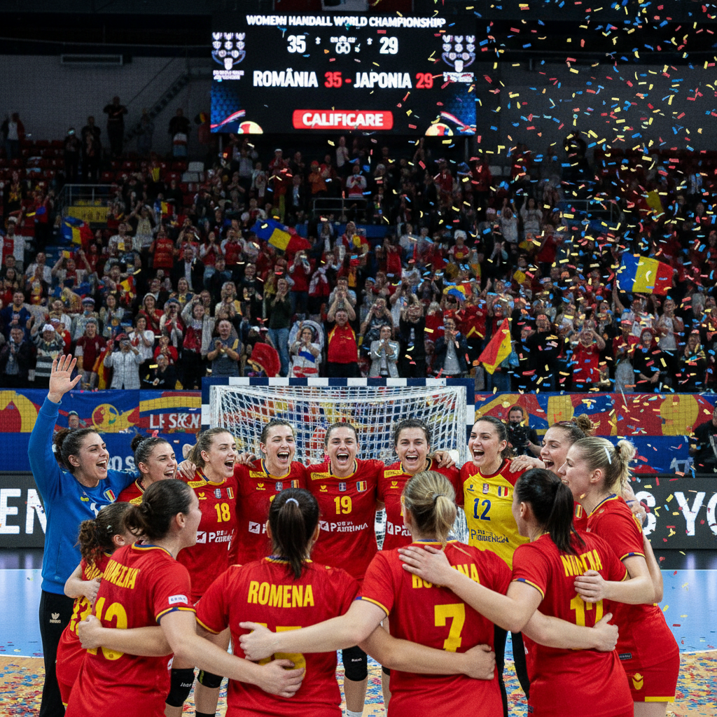 România învinge Japonia și avansează în faza următoare a Mondialului de handbal feminin