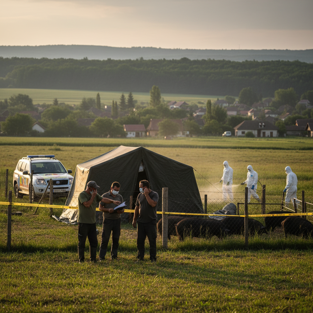 situația focarelor active și restricții în zonele afectate